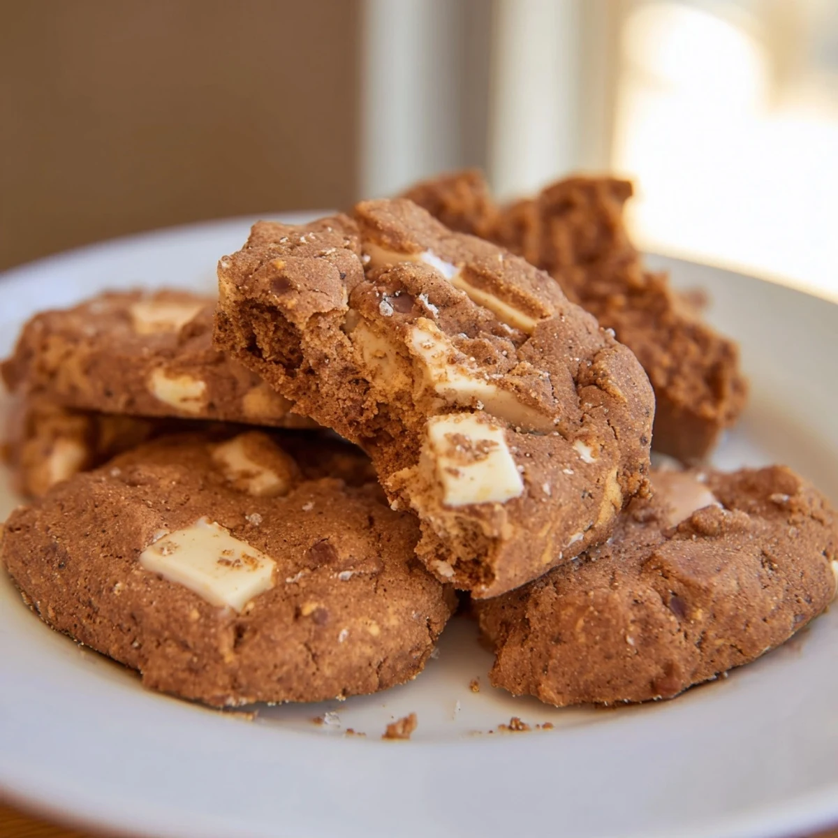 Golden-brown Soft and Chewy Pumpkin Spice Cookies, a comforting treat with a delightful spiced aroma.