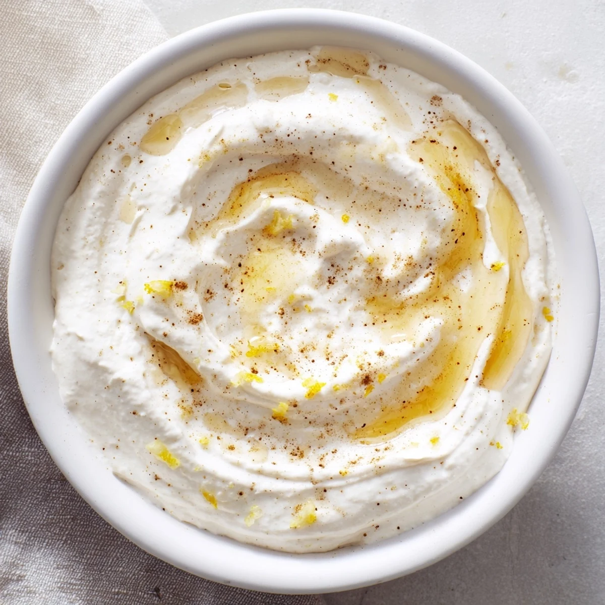 Creamy Greek Yogurt Fruit Dip, beautifully presented with vibrant berries and sliced apples for dipping.