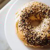Homemade Everything Bagel Yogurt Bagels, ready to eat, with crispy edges and a perfect chewy texture.