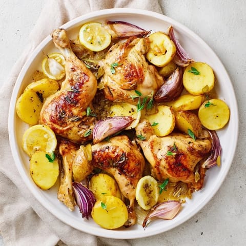 Baked Chicken Thighs Lemon Thyme