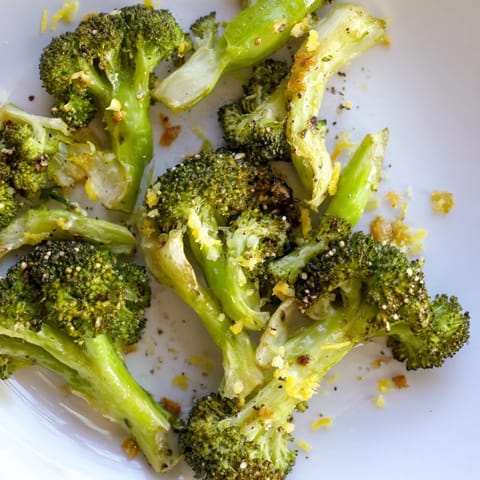 Lemon Garlic Roasted Broccoli