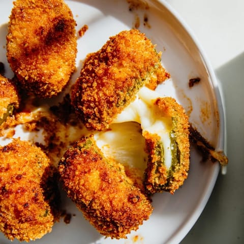 Perfectly fried Crispy Chickle Bites, showcasing a hot, gooey cheese interior and flavorful coating.