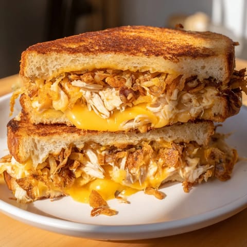 Crispy Shallot Chicken Cheese