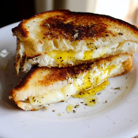 Truffle Oil Grilled Cheese