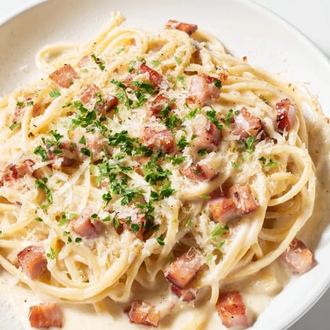 Creamy Garlic Bacon Pasta