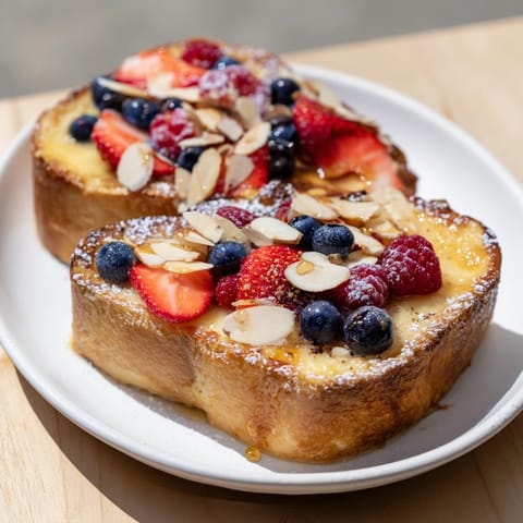 Custard Toast Breakfast Delight