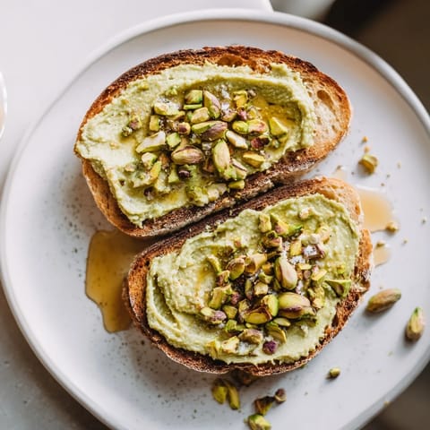 Pistachio Butter Toast