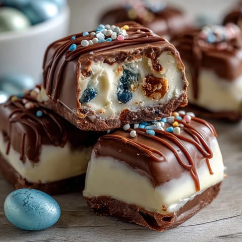 Pastel Chocolate Bark Cadbury Eggs