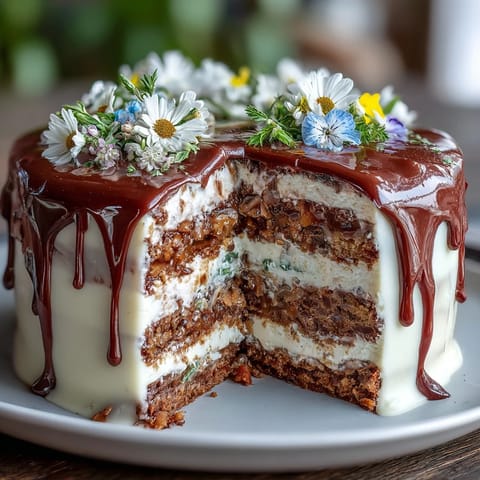 Spring Floral Drip Lemon