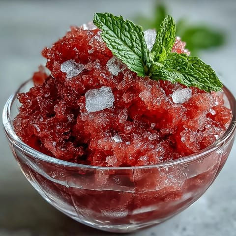 Cool, naturally sweet Watermelon Sorbet (3 Ingredients) captures pure fruit refreshment in every bite.