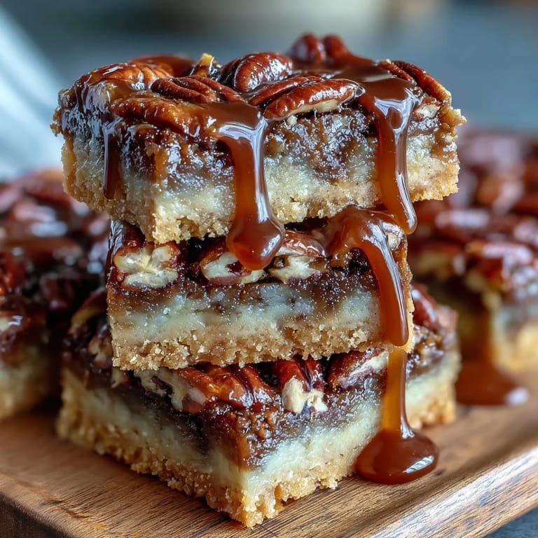 Kentucky Derby Pecan Pie Bars with Bourbon Glaze: a Southern dessert bar with toasted pecans, brown sugar filling, and bourbon glaze.