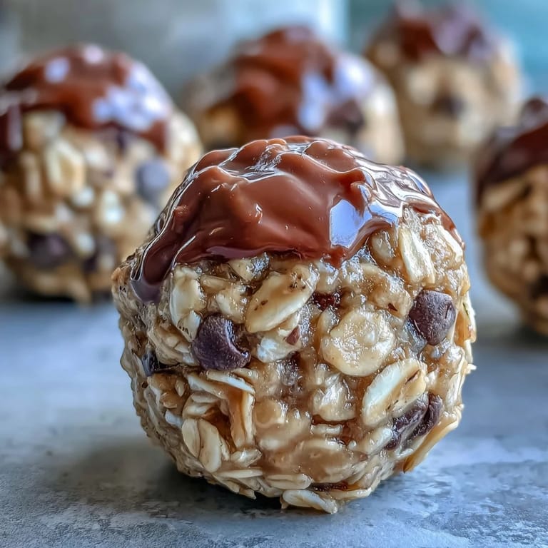 Wholesome peanut butter oat bites with honey, chocolate chips, and coconut, rolled into perfect snack-sized balls for on-the-go energy.  